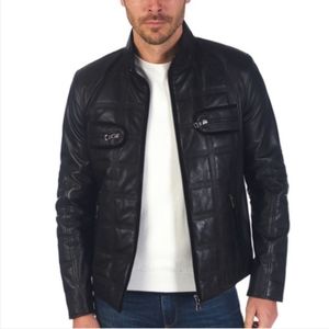 Mens Black Leather Jacket